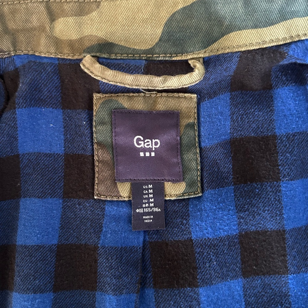 GAP Camouflage Utility Green Jacket Camo - Picture 2 of 7